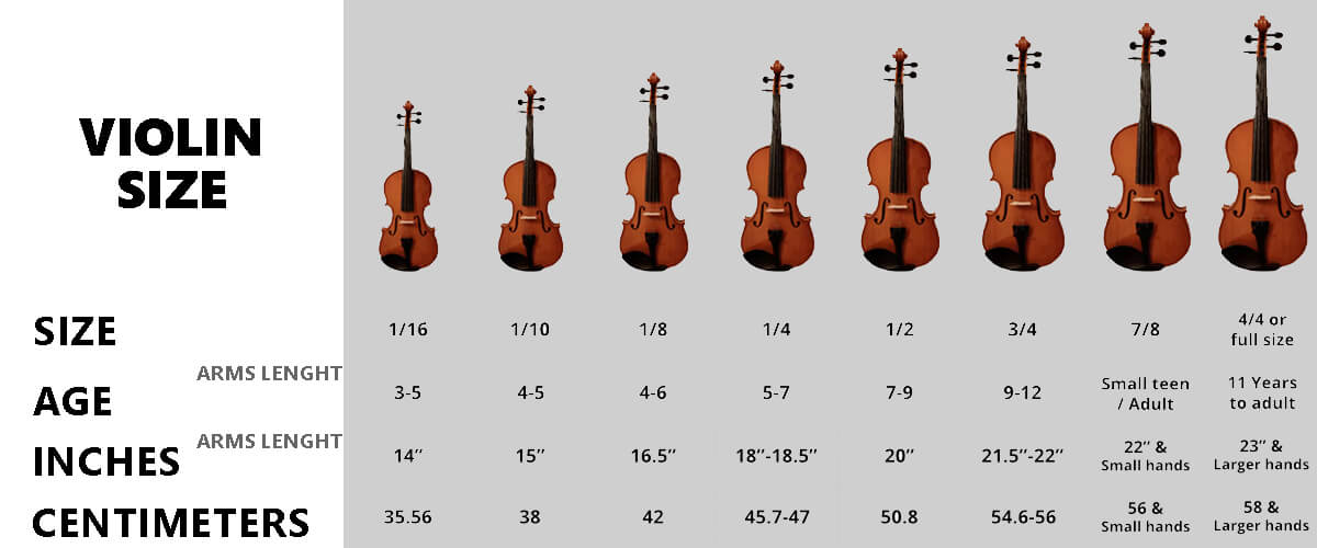 violin sizes